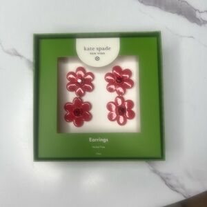 Kate Spade Pink Floral Earrings